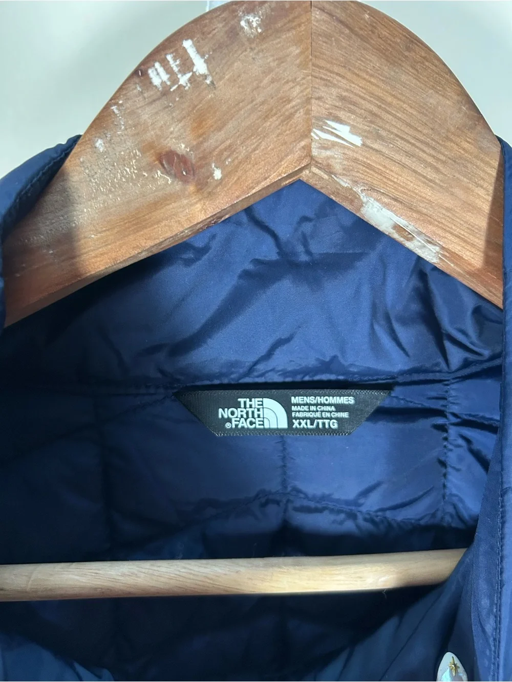 The North Face Men’s Thermoball Navy Blue Quilted Full Zip Jacket Size XXL